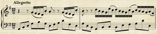 Bach: Four Duets No.3 BWV 804 Music thumbnail