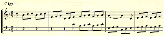 Boismortier: Sonata Op.40-6 IV. Giga Music thumbnail