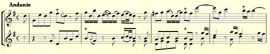 Boismortier: Sonata Op.51-1 I. Andante Music thumbnail