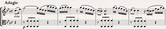 Hoffmeister: Duo Op.19-4 in C major for Violin & Viola II. Adagio Music thumbnail