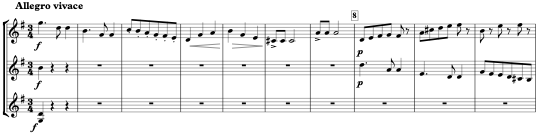 Moor: Suite for Three Violins, Op.133 IV. Allegro con brio Music thumbnail