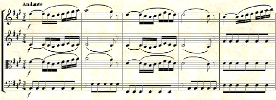 Mozart: String Quartet in D major KV.155 (Milan Quartet No.1) II. Andante Music thumbnail