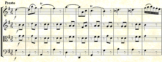 Mozart: String Quartet in G major KV.156 (Milan Quartet No.2) I. Presto Music thumbnail