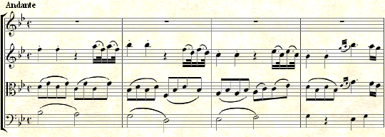 Mozart: String Quartet in Bb major KV.159 (Milan Quartet No.5) I. Andante Music thumbnail