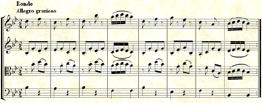 Mozart: String Quartet in Bb major KV.159 (Milan Quartet No.5) III. Rondo Allegro grazioso Music thumbnail