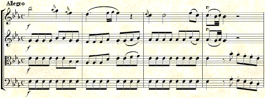Mozart: String Quartet in Eb major KV.160 (Milan Quartet No.6) I. Allegro Music thumbnail