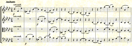 Mozart: String Quartet in F major KV.168 (Viennese Quartet No.1) II. Andante Music thumbnail