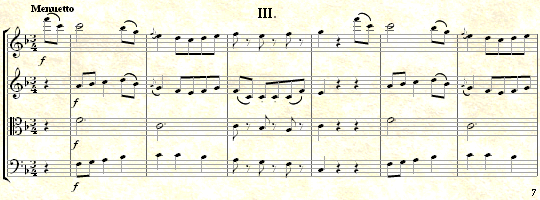 Mozart: String Quartet in F major KV.168 (Viennese Quartet No.1) III. Menuetto Music thumbnail