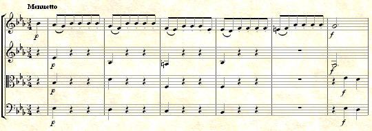 Mozart: String Quartet in Eb major KV.171 (Viennese Quartet No.4) II. Menuetto Music thumbnail