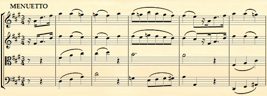 Mozart: Flute Quartet in A major KV298 II. Menuetto Music thumbnail