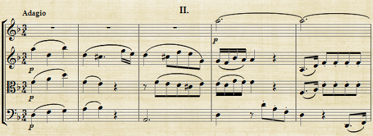 Mozart: Oboe Quartet in F major KV370 II. Adagio Music thumbnail