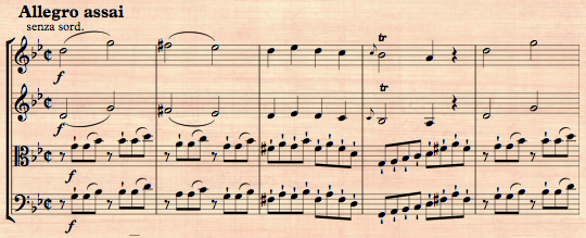  String Quartet in G Minor Op.2-3, Ben.309 II. Allegro assai Music thumbnail